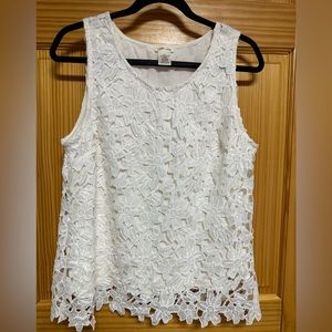 Ultra pink brand sleeveless top. Size L.